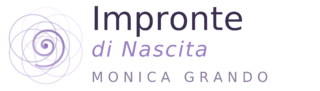 Logo Impronte di Nascita Monica Grando - consulenza prenatale e formazione operatori